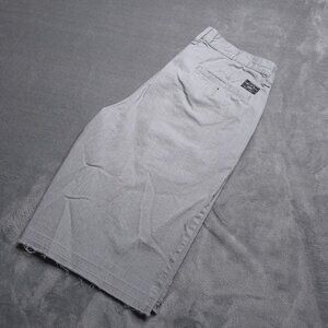 Vans Mens Chino Shorts 32 Gray Mid Rise Lightweight Released Hems Skater